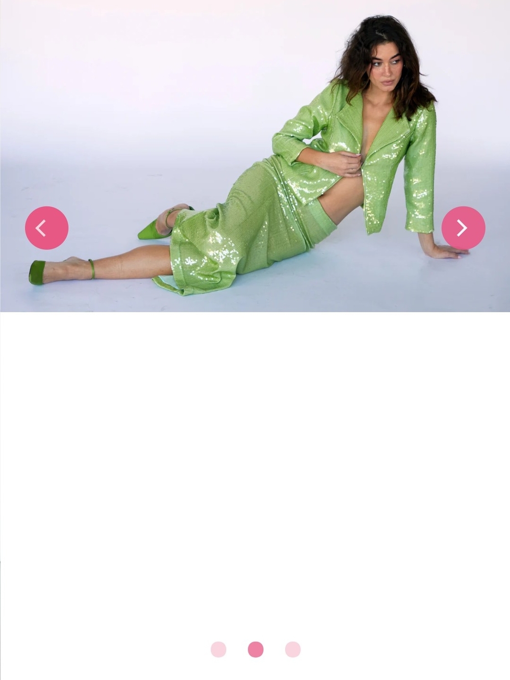 Rezek Studio Mint Sparkle Skirt - Picture 2 of 7